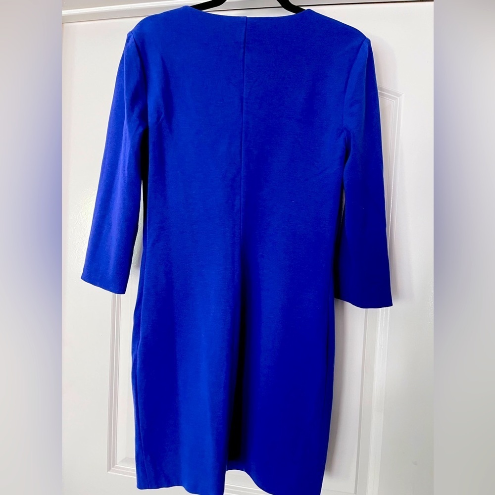 DIANE VON FURSTENBERG Blue Dress like new - Picture 4 of 9
